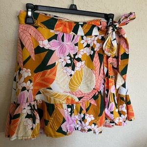 multi colored skirt